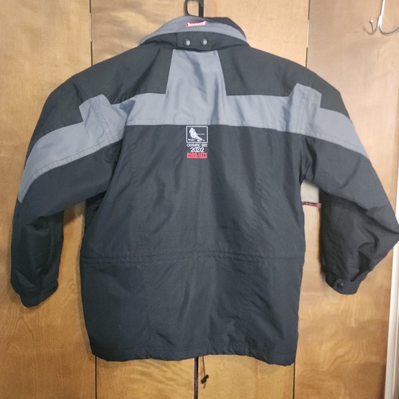Marker Mens XL Ski Jacket Black Gray Park City 97 2002 Olympic Site Vintage Coat - Picture 5 of 9